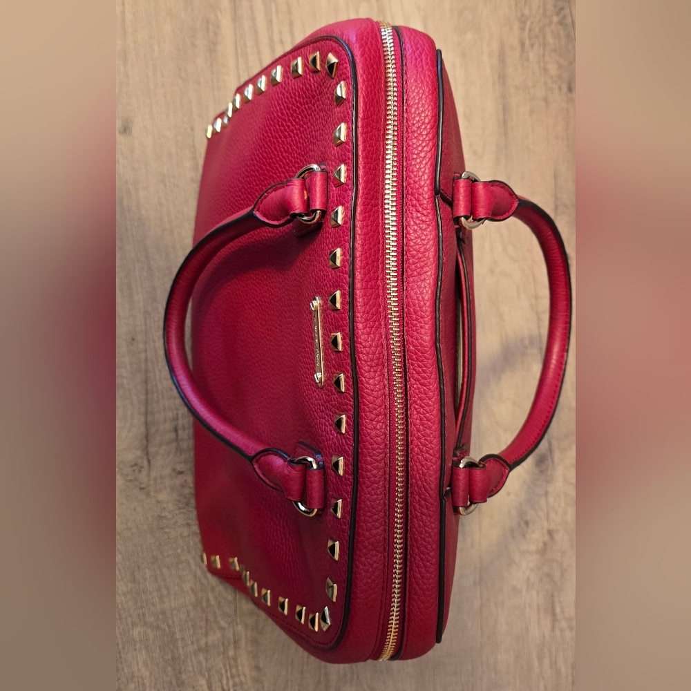 Michael Kors Sandrine Studded Satchel - Picture 11 of 14